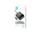 Techancy MI0631 Lettore di smart card, interfaccia USB 2.0, supporta pi tipi di carte, compatibile 