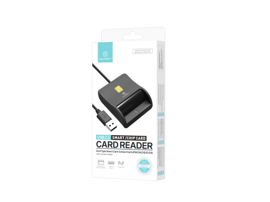 Techancy MI0631 Lettore di smart card, interfaccia USB 2.0, supporta più tipi di carte, compatibile Techancy MI0631 Lettore di smart card, interfaccia USB 2.0, supporta più tipi di carte, compatibile
