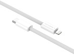 Techancy Cble de donnes PD TB1764, 25 W, 1 m blanc, USB-C vers Lightning, compatible avec iPhone 8
