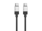 Techancy Cavo dati PD TB1800, 60 W, 1 m nero, USB-C a USB-C, connettore in lega di alluminio, design