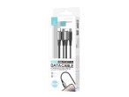 Techancy Cavo USB-C a Lightning TB1802, 27 W, 1 m nero, connettore in alluminio, design antiscivolo,