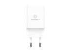Techancy Caricatore a doppia porta USB-A+USB-C TA2820, 45 W PD, design portatile, compatibile con pi