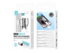 Techancy Mini carregador TC6426, 33 W, USB-A+USB-C, com cabo USB-C para Lightning de 1 m, liga de al