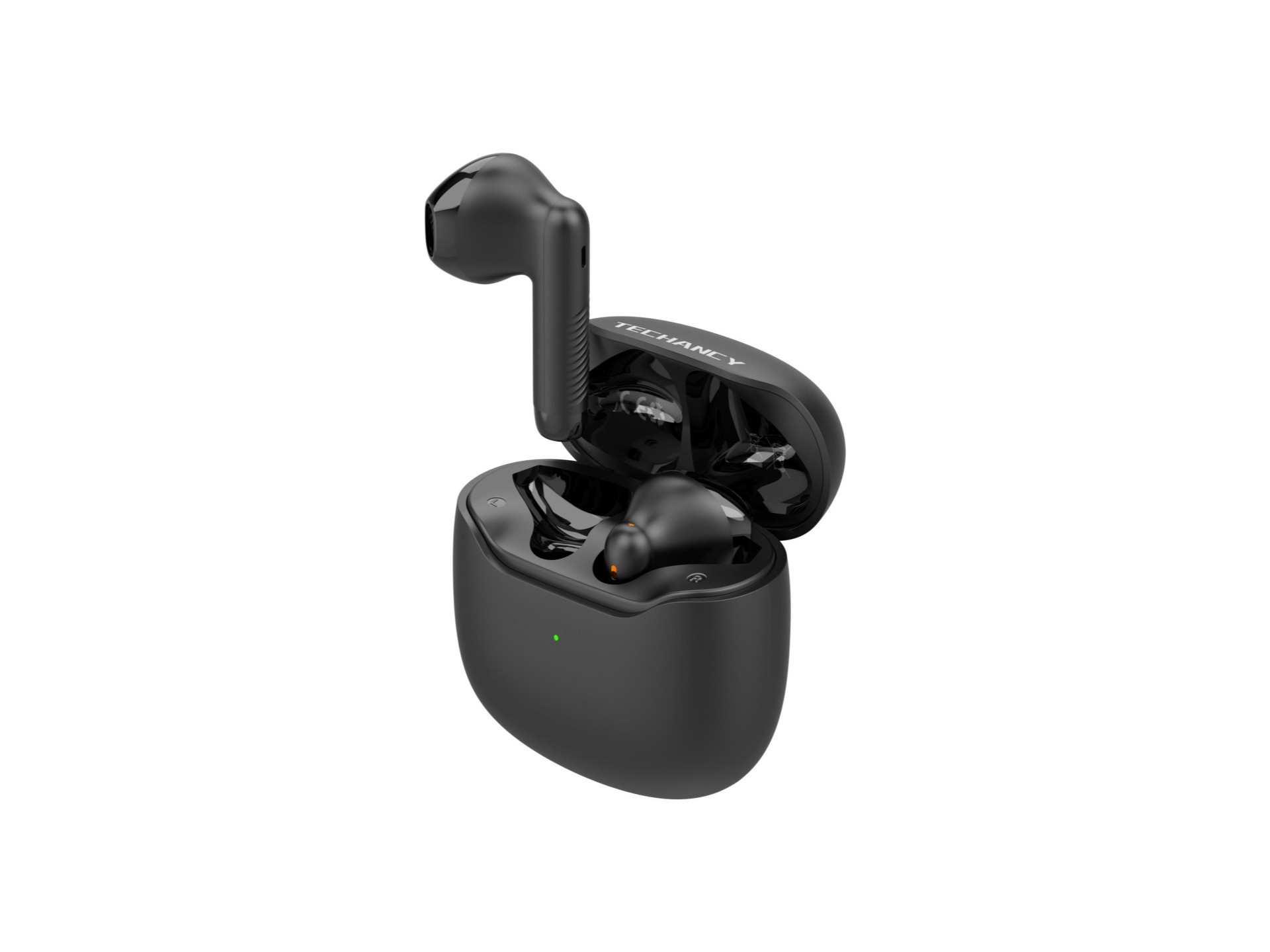 Techancy TWS Earbuds KP2709, kabelloses 5.3 Bluetooth, Typ-C-Ladeanschluss, 10 m Reichweite, 5 h Mus Techancy TWS Earbuds KP2709, kabelloses 5.3 Bluetooth, Typ-C-Ladeanschluss, 10 m Reichweite, 5 h Mus