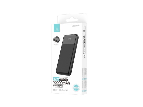 Techancy Power Bank TF2785, 10000mAh, 12W Fast Charging, 2.4A Output, LED Display, Compatible with i Techancy Power Bank TF2785, 10000mAh, 12W Fast Charging, 2.4A Output, LED Display, Compatible with i