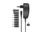 Techancy Adattatore di alimentazione regolabile TL7342, 30 W, tensione variabile da 3 a 12 V CC, 8 p