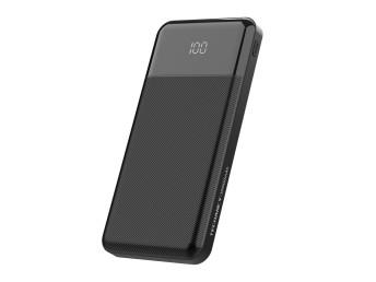 Techancy Power bank  TF2785, 10000 mAh, ricarica rapida da 12 W, uscita 2,4 A, display a LED, compat