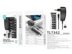 Techancy Adattatore di alimentazione regolabile TL7342, 30 W, tensione variabile da 3 a 12 V CC, 8 p