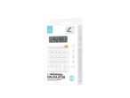 Techancy MK1165 Tischrechner, 12 Stellen, LCD-Display, MRC GT MU-Funktionen, Clear CE-Taste, wei