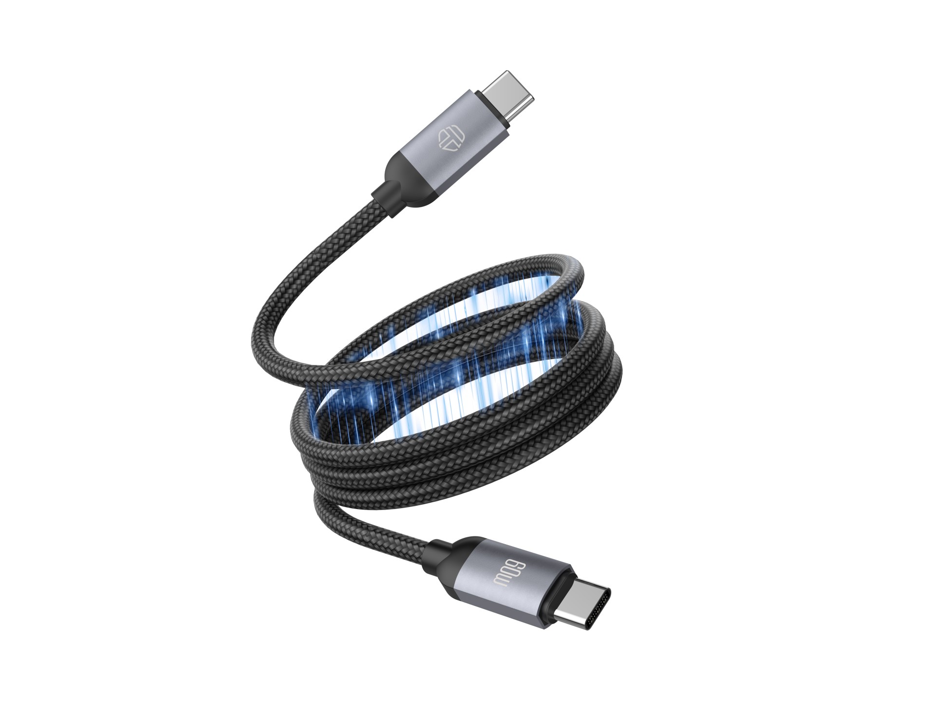 Techancy Magnetic Cable TB1802 USB-C to USB-C 1M 60W PD supports 30W charging and 480Mbps data trans Techancy Magnetic Cable TB1802 USB-C to USB-C 1M 60W PD supports 30W charging and 480Mbps data trans