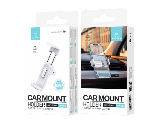 Techancy Supporto per cellulare da auto TI2281 Antivibrante Compatibile con dispositivi da 4,7 a 6,4 Techancy Supporto per cellulare da auto TI2281 Antivibrante Compatibile con dispositivi da 4,7 a 6,4