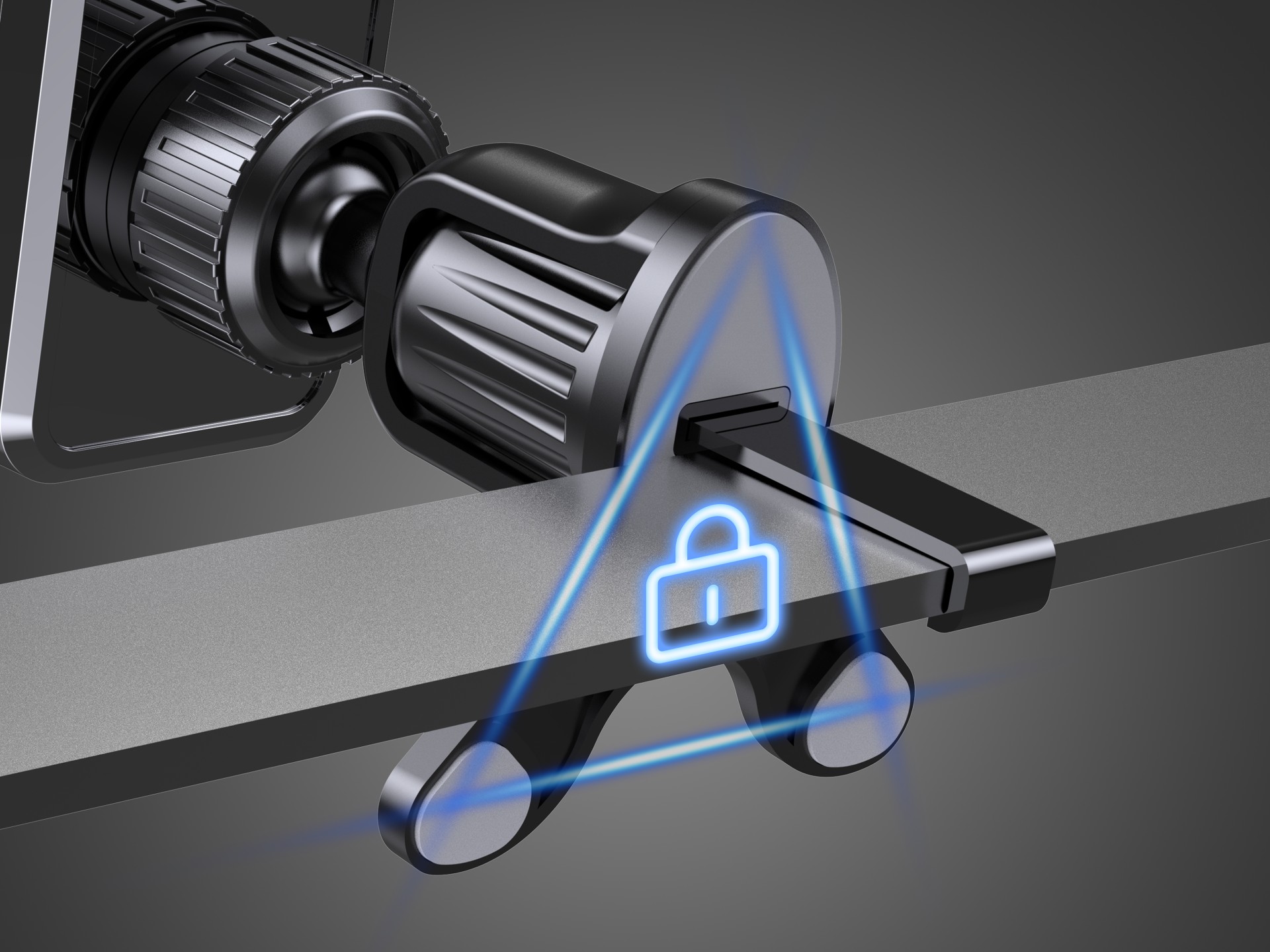 Techancy Supporto magnetico per auto TI2339 Supporto a griglia robusto e stabile a 360 gradi per tel