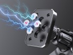 Techancy Supporto magnetico per auto TI2339 Supporto a griglia robusto e stabile a 360 gradi per tel
