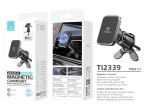 Techancy Supporto magnetico per auto TI2339 Supporto a griglia robusto e stabile a 360 gradi per tel