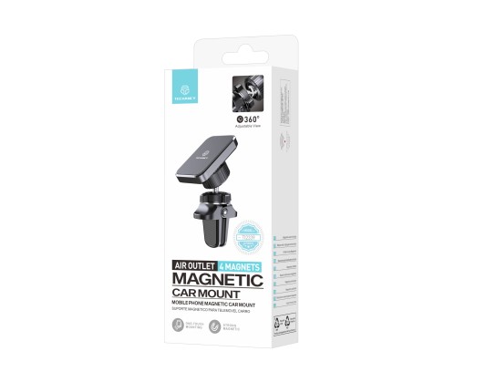 Techancy Magnetic Car Holder TI2339 360-degree grille mount, 4 strong, stable, non-slip magnets Blac Techancy Magnetic Car Holder TI2339 360-degree grille mount, 4 strong, stable, non-slip magnets Blac