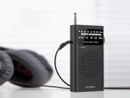 Techancy MJ2924 tragbares FM-AM-Radio mit manueller Senderwahl, 3,5-mm-Kopfhrerbuchse, AA-Batterien