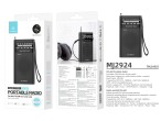 Techancy MJ2924 tragbares FM-AM-Radio mit manueller Senderwahl, 3,5-mm-Kopfhrerbuchse, AA-Batterien