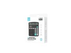 Techancy MK1167 12-stelliger Desktop-Taschenrechner mit GT/MU-Funktion und ABS-Gehuse TM25002 Schwa