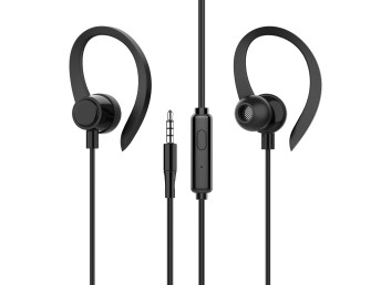Techancy TD8058 Cuffie stereo da 3,5 mm con cavo da 1,2 m, microfono confortevole e suono ad alta fe