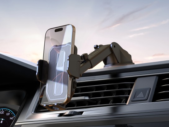 Supporto per cellulare da auto Techancy TI2340 Base a ventosa Compatibile con dispositivi da 4,5-7,2 Supporto per cellulare da auto Techancy TI2340 Base a ventosa Compatibile con dispositivi da 4,5-7,2