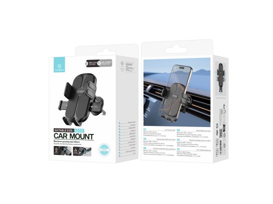 Techancy Car Mobile Phone Holder TI2341 One-Hand Operation Compatible with 4.5-7.2 Inches Black Techancy Car Mobile Phone Holder TI2341 One-Hand Operation Compatible with 4.5-7.2 Inches Black