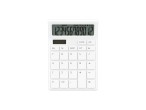 Techancy MK1166 12-stelliger Desktop-Taschenrechner mit GT/MU-Funktion und ABS-Gehuse TM25001 Wei