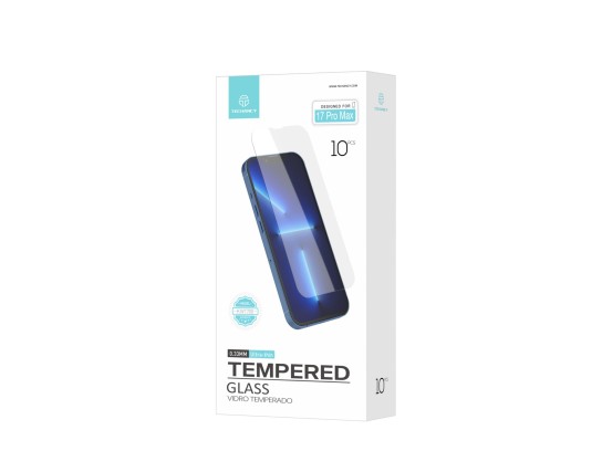 Techancy Tempered Glass Screen Protector for iPhone 17 Pro Max KW1700, 0.33MM Ultra Thin, Anti Finge