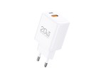 Techancy Carregador TA2825 PD3.0 20W com Duas Portas USB-C e USB-A Compativel com Diversos Telemovei