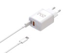 Techancy Carregador Rapido 20W PD3.0 Dupla Porta USB-C+USB-A Cabo 1m 60W Para iPhone/Samsung/Tablet  Techancy Carregador Rapido 20W PD3.0 Dupla Porta USB-C+USB-A Cabo 1m 60W Para iPhone/Samsung/Tablet