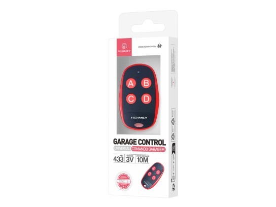 Telecomando universale per garage Techancy KN3313 433 MHz per porte da garage elettriche e automatic Telecomando universale per garage Techancy KN3313 433 MHz per porte da garage elettriche e automatic