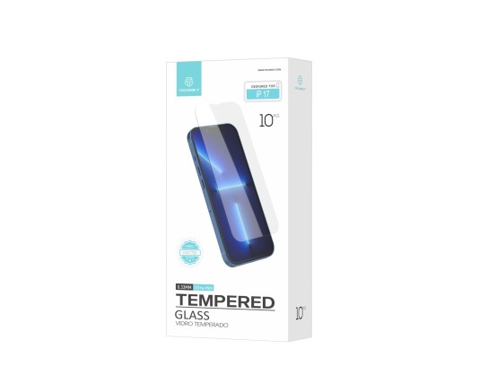 Techancy Tempered Glass Film for iPhone 17 KW1700, 0.33MM Ultra Thin, Anti-Fingerprint, Anti-Scratch