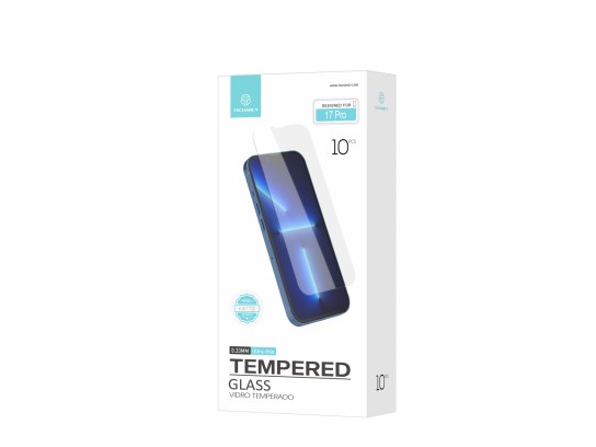 Techancy Tempered Glass Screen Protector for iPhone 17 Pro KW1700, 0.33MM Ultra Thin, Anti-Fingerpri
