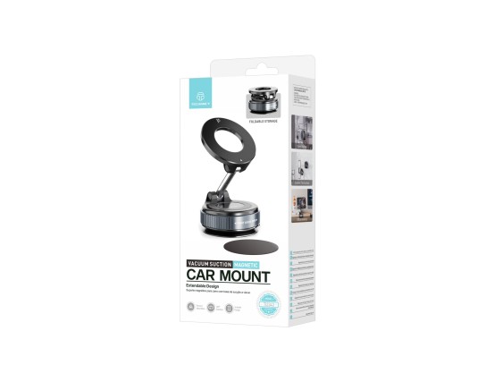 Techancy Supporto magnetico per auto TI2343 Base a vuoto Compatibile con MagSafe Per pannello Tavolo Techancy Supporto magnetico per auto TI2343 Base a vuoto Compatibile con MagSafe Per pannello Tavolo