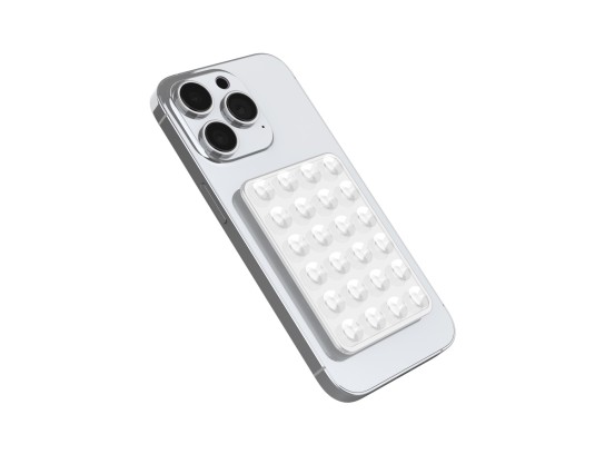 Techancy TZ6302 Suction Cup Holder for Mobile Phone Tablet Eco-Friendly Silicone 24 Suction Cups Str