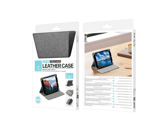 Techancy Capa Tablet TN1610 Universal Para 9-10.1 Polegadas Couro Silicone Ajustavel Multiangulos Fa Techancy Capa Tablet TN1610 Universal Para 9-10.1 Polegadas Couro Silicone Ajustavel Multiangulos Fa
