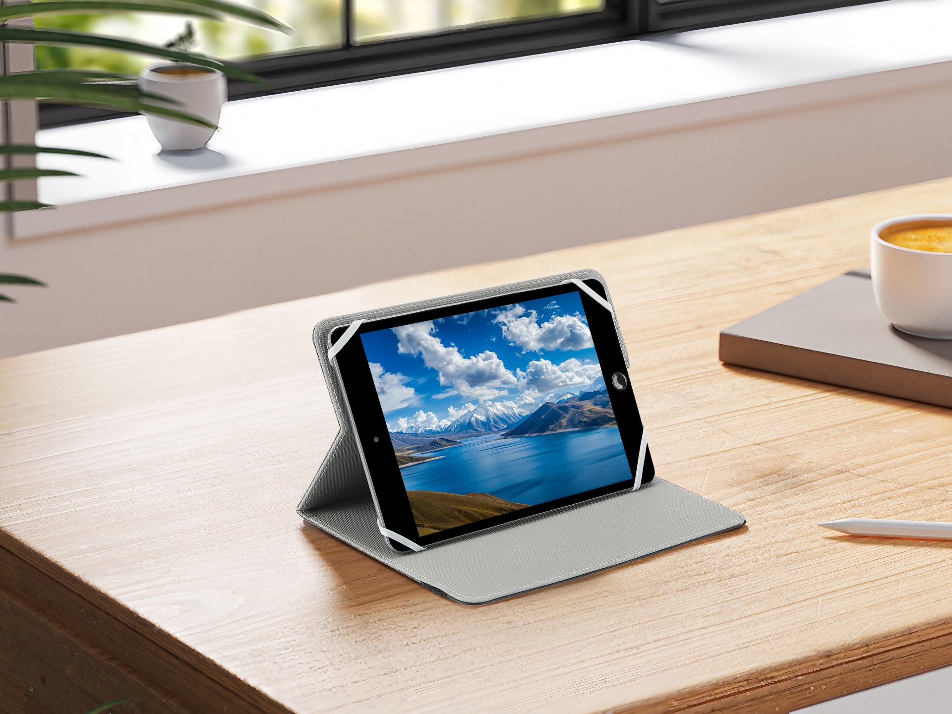 Techancy Capa Tablet TN1610 Universal Para 9-10.1 Polegadas Couro Silicone Ajustavel Multiangulos Fa Techancy Capa Tablet TN1610 Universal Para 9-10.1 Polegadas Couro Silicone Ajustavel Multiangulos Fa