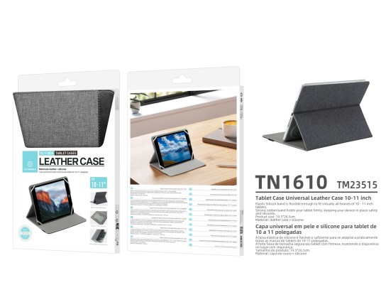 Techancy Capa Tablet TN1610 Universal Para 10-11 Polegadas Couro Silicone Ajustavel Multiangulos Fai Techancy Capa Tablet TN1610 Universal Para 10-11 Polegadas Couro Silicone Ajustavel Multiangulos Fai