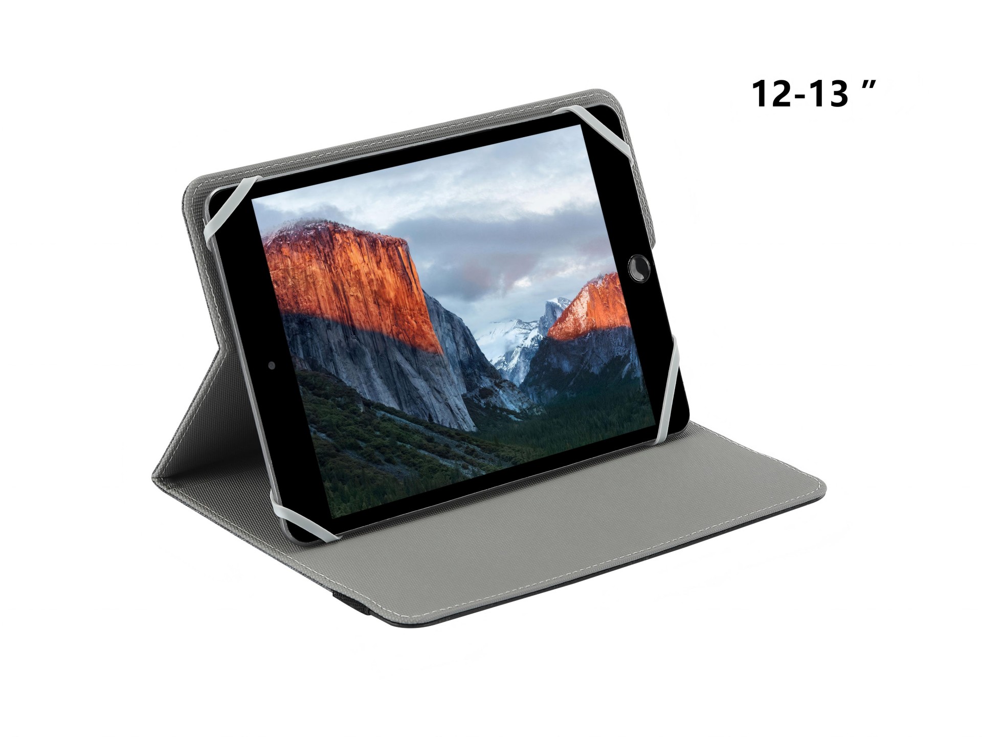 Techancy Universal Tablet Cover TN1610 for 12-13 Inches Leather Silicone Adjustable Multi-Angles Ela Techancy Universal Tablet Cover TN1610 for 12-13 Inches Leather Silicone Adjustable Multi-Angles Ela