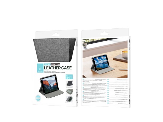 Techancy Capa Tablet TN1610 Universal Para 10-11 Polegadas Couro Silicone Ajustavel Multiangulos Fai Techancy Capa Tablet TN1610 Universal Para 10-11 Polegadas Couro Silicone Ajustavel Multiangulos Fai