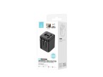 Techancy Adaptador Universal Viagem MB2502 Conversor Tomada Mundial 2500W 10A Compatibilidade UK EU 