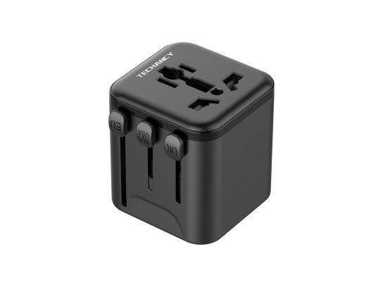 Techancy Adaptador Universal Viagem MB2502 Conversor Tomada Mundial 2500W 10A Compatibilidade UK EU  Techancy Adaptador Universal Viagem MB2502 Conversor Tomada Mundial 2500W 10A Compatibilidade UK EU