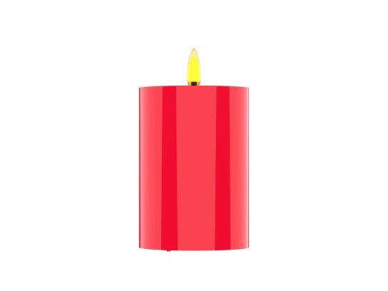 Techancy LED-Kerze ML1053 Flammenlos, realistische rote Kerze, flackerndes Licht, Dekoration für Wei Techancy LED-Kerze ML1053 Flammenlos, realistische rote Kerze, flackerndes Licht, Dekoration für Wei