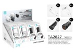 Techancy Kit de chargeurs rapides TA2827 TM02126x6 TM02125x6 TM04083x6 TM04084x6 Pack 24pcs Mur Voit