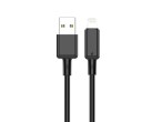 Techancy USB A to iPhone Cable TB1782 1m 2.4A Fast charging and data iPhone 7 8 XS 11 12 13 14 Black