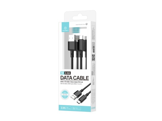 Techancy USB A to USB C Cable TB1782 1m 2.4A Fast charging and data for Android Mobile Phone Tablet Techancy USB A to USB C Cable TB1782 1m 2.4A Fast charging and data for Android Mobile Phone Tablet