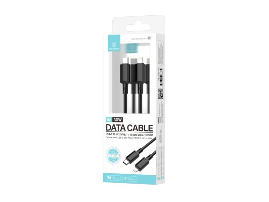 Techancy USB C to Lightning Cable TB1803 1m 30W Fast Charging and Data iPhone 7 8 XS 11 12 13 14 Bla Techancy USB C to Lightning Cable TB1803 1m 30W Fast Charging and Data iPhone 7 8 XS 11 12 13 14 Bla
