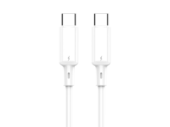 Techancy Cabo USB C para USB C TB1803 1m 60W Carregamento rapido e dados para Telemovel Tablet Porta