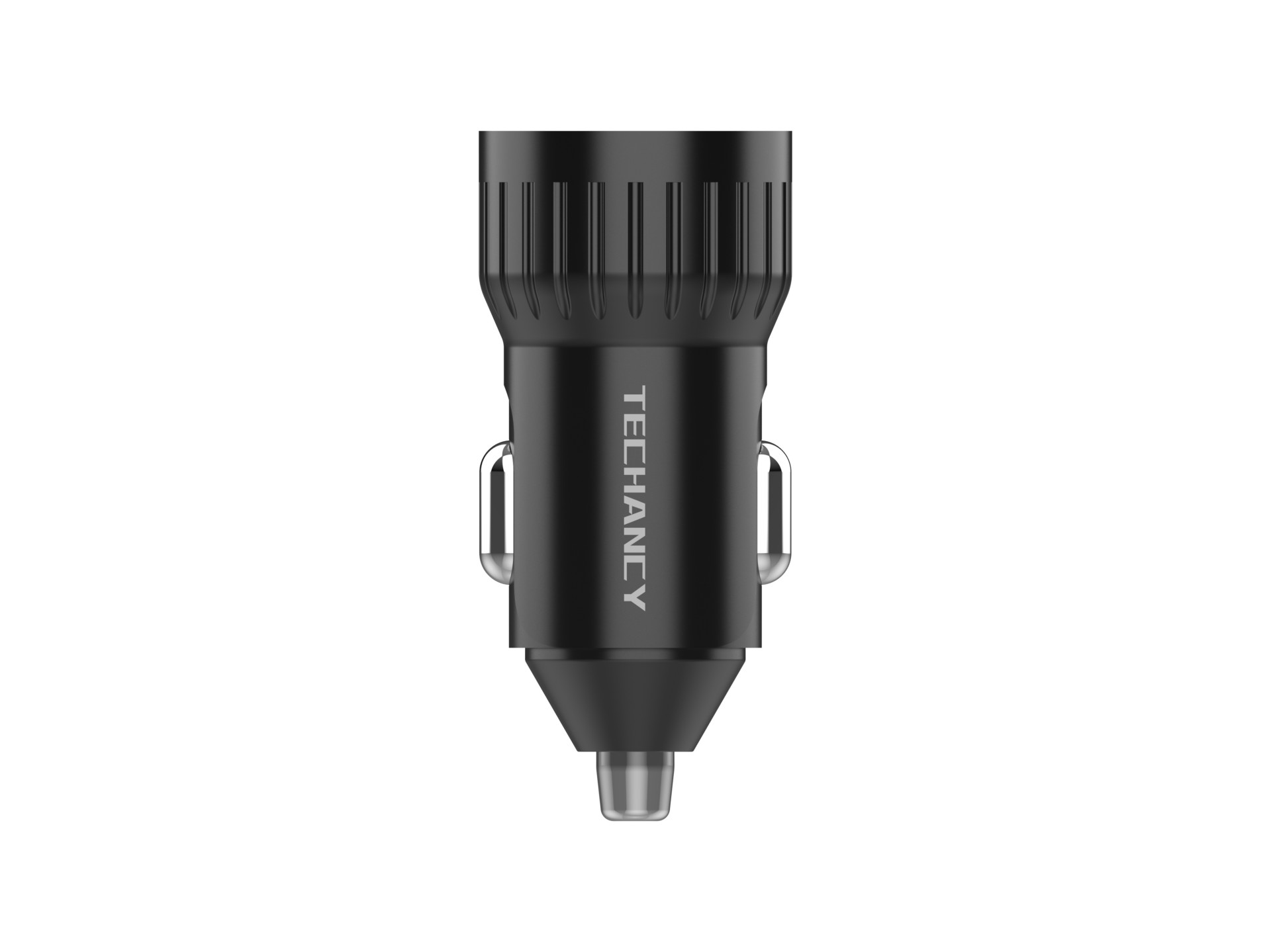 Techancy Caricatore da auto 52,5W USB A e USB C PD PPS QC3.0 TC6430 Ricarica rapida 12V 24V Nero