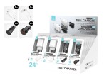 Techancy Kit de chargeurs rapides TA2827 TM02126x6 TM02125x6 TM04083x6 TM04084x6 Pack 24pcs Mur Voit