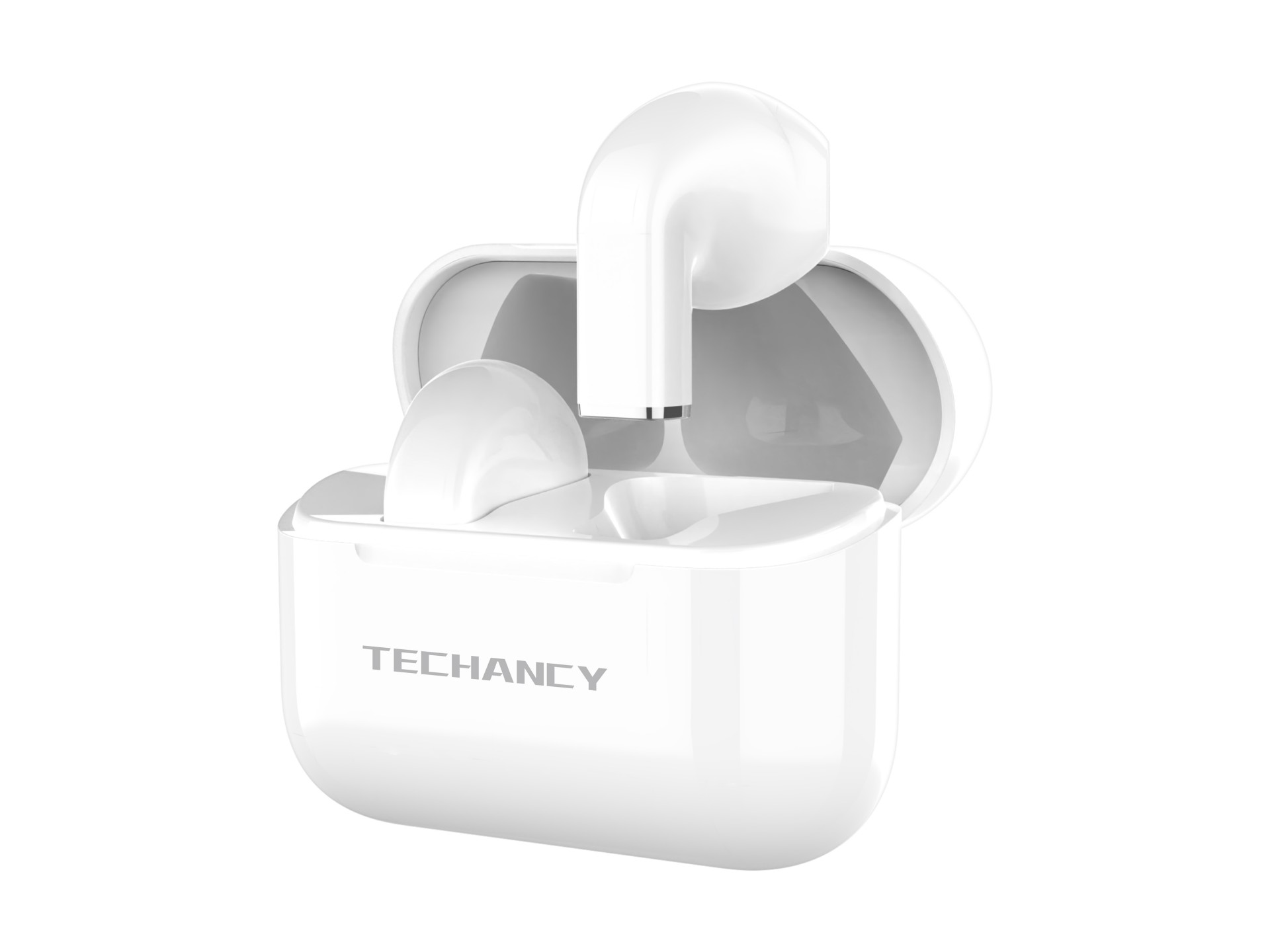 Techancy �couteurs TWS KP2713 Bluetooth 5.4 V�ritable sans fil USB-C 4 h d'autonomie Connexion stabl